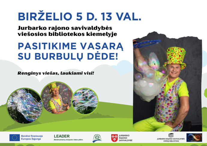 Pasitikime vasarą su Burbulų Dėde