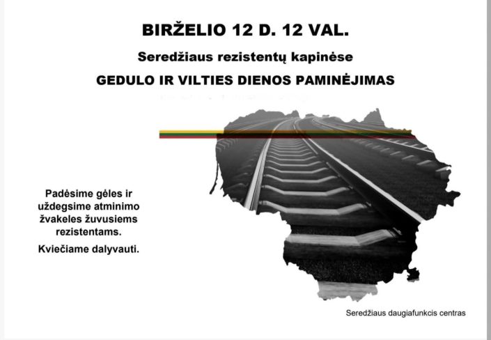 Gedulo ir Vilties dienos paminėjimas