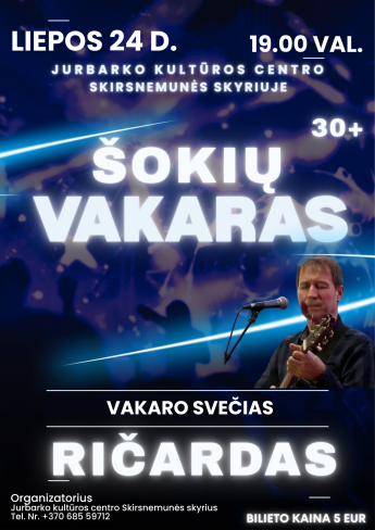 Šokių vakaras 30+