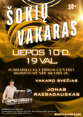 Šokių vakaras 30+