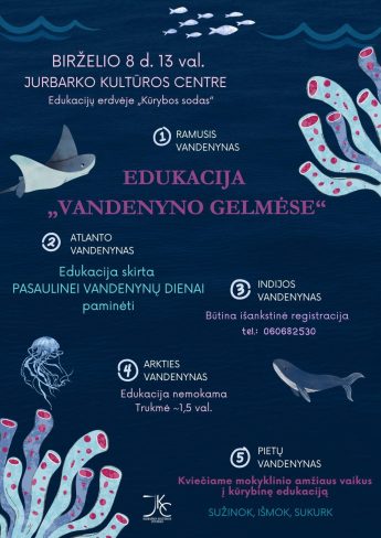Edukacija Pasaulinei vandenynų dienai paminė