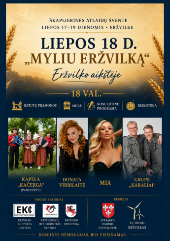 Škaplierinės atlaidų šventė „Myliu Eržvilką”
