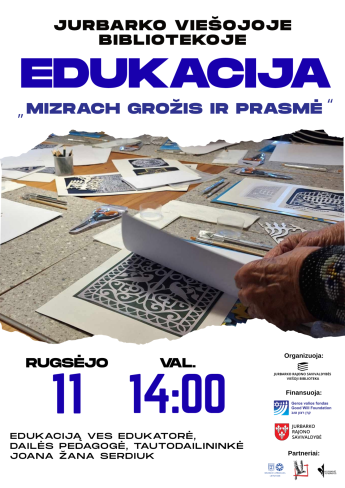 Edukacija „Mizrach grožis ir prasmė“