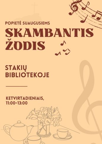 Popietė „Skambantis žodis“