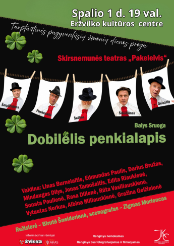 Spektaklis „Dobilėlis penkialapis“