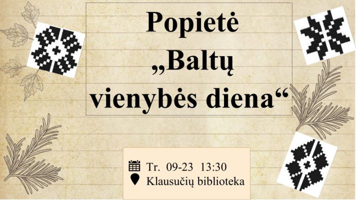 Popietė „Baltų vienybės diena“