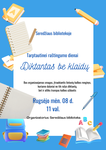 Renginys „Diktantas be klaidų“