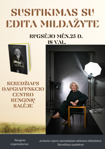 Knygos „Pelynų medus“ pristatymas