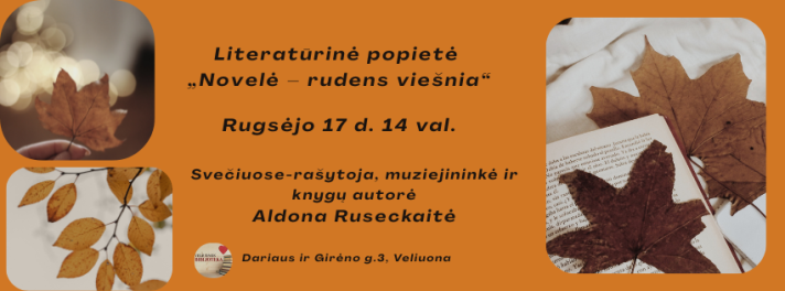 Popietė „Novelė – rudens viešnia“