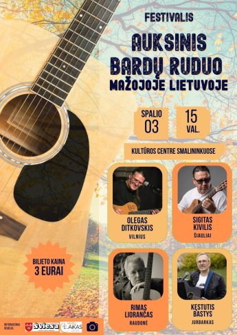 Festivalis „Auksinis bardų ruduo Mažojoje Lietuvoje”