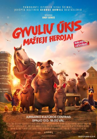 Kino filmas „Gyvulių ūkis: mažieji herojai“