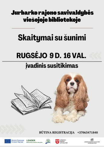 Skaitymai su šuniukais