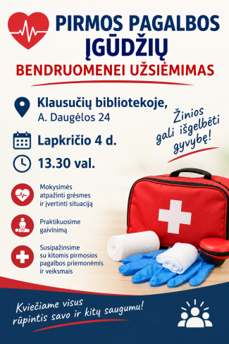 Pirmos pagalbos mokymai 